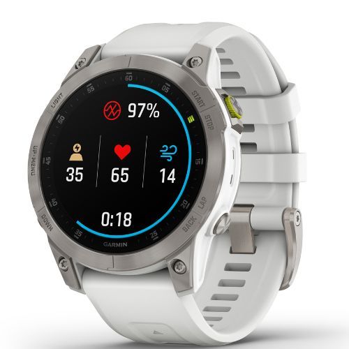 Garmin Epix 2 Sapphire HRM Elevate Ox watch white 010-02582-21