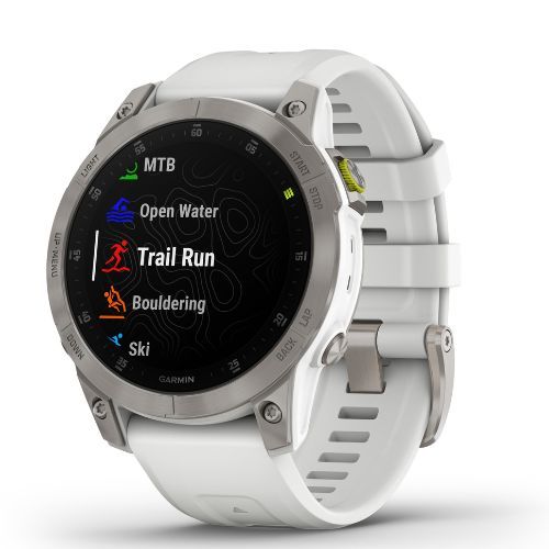 Garmin Epix 2 Sapphire HRM Elevate Ox watch white 010-02582-21