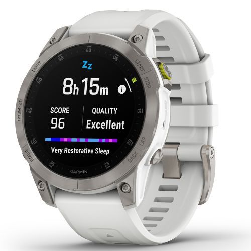 Garmin Epix 2 Sapphire HRM Elevate Ox watch white 010-02582-21