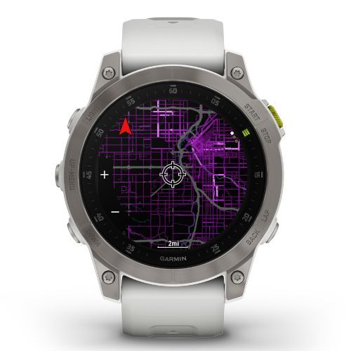 Garmin Epix 2 Sapphire HRM Elevate Ox watch white 010-02582-21