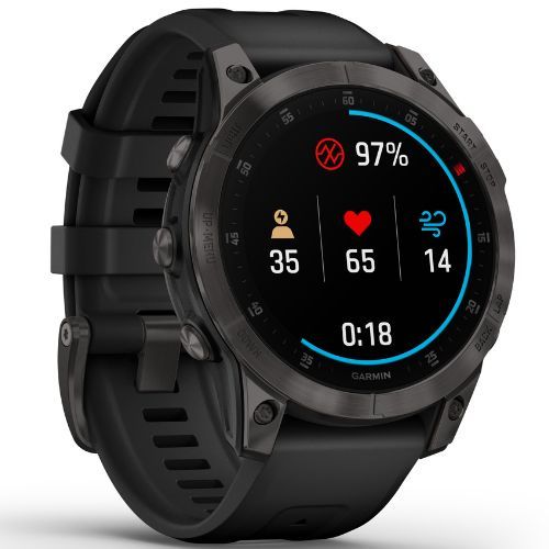 Garmin Epix 2 Sapphire HRM Elevate Ox watch black 010-02582-11