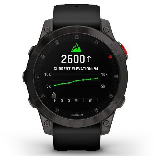 Garmin Epix 2 Sapphire HRM Elevate Ox watch black 010-02582-11