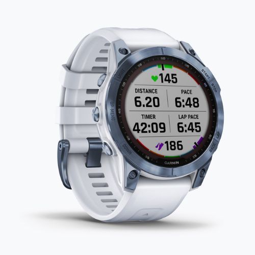Garmin Fenix 7 Sapphire Solar Hrm Elevate Ox watch blue 010-02540-25
