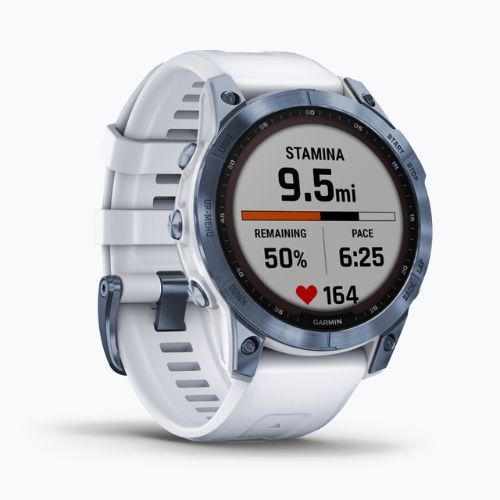 Garmin Fenix 7 Sapphire Solar Hrm Elevate Ox watch blue 010-02540-25
