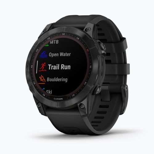 Garmin Fenix 7 Sapphire Solar Hrm Elevate Ox watch black 010-02540-35