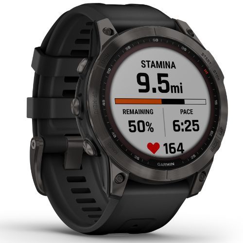 Garmin Fenix 7 Sapphire Solar Hrm Elevate Ox watch black 010-02540-21