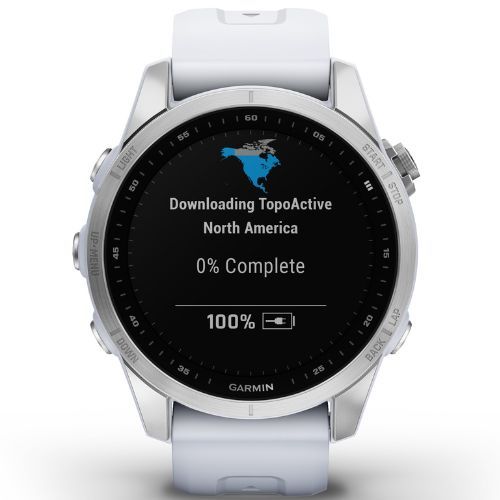 Garmin Fenix 7S Hrm Elevate Ox watch silver 010-02539-03