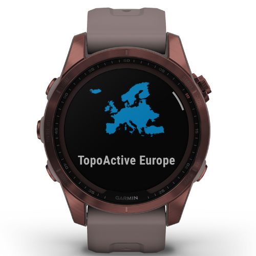 Garmin Fenix 7S Sapphire Solar Hrm Elevate Ox watch black 010-02539-25