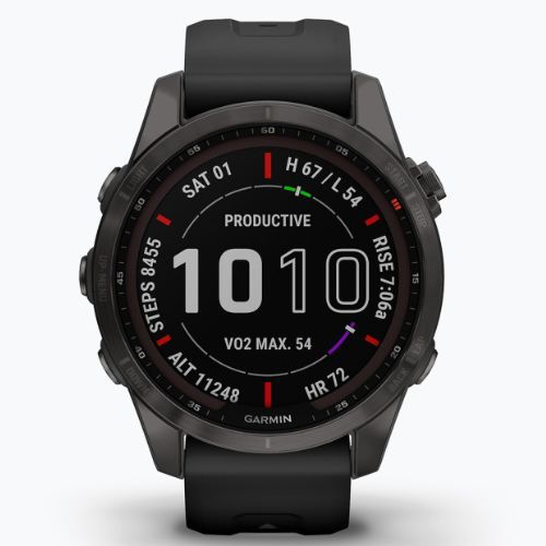 Garmin Fenix 7S Sapphire Solar Hrm Elevate Ox watch black 010-02539-25