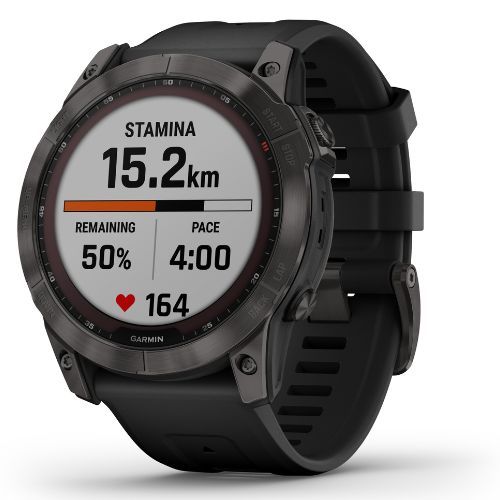 Garmin Fenix 7X Sapphire Solar Hrm Elevate Ox watch black 010-02541-23