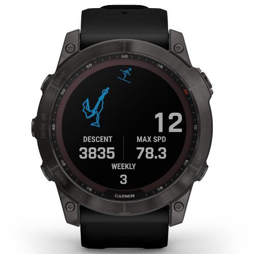 Garmin Fenix 7X Sapphire Solar Hrm Elevate Ox watch black 010-02541-11