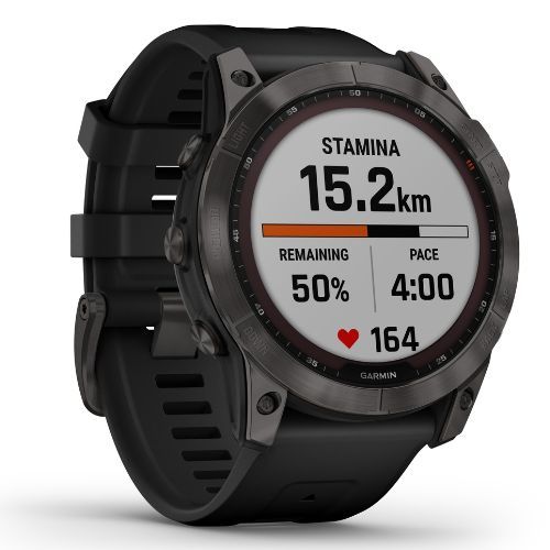 Garmin Fenix 7X Sapphire Solar Hrm Elevate Ox watch black 010-02541-11