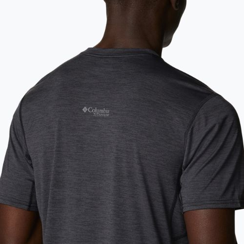 Columbia Titan Pass Graphic Tee men's trekking shirt black 1991471