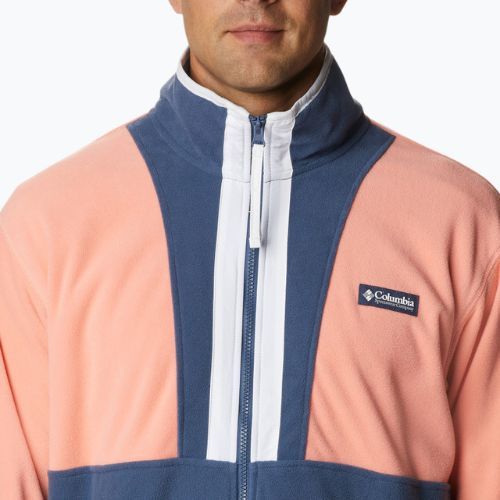 Columbia Back Bowl men's orange and blue fleece sweatshirt 1890764