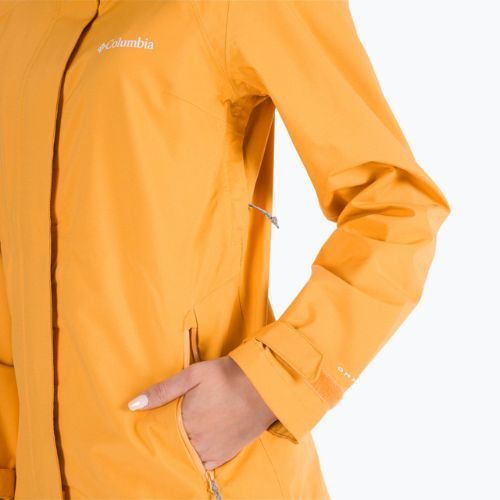 Columbia women's Earth Explorer Shell 880 rain jacket yellow 1989243