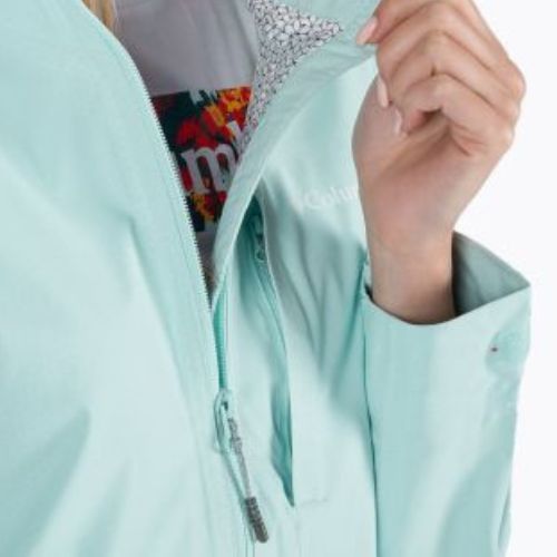Columbia Omni-Tech Ampli-Dry 329 light blue women's membrane rain jacket 1938973