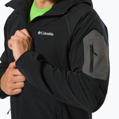 Columbia Tall Heights 010 men's softshell jacket black 1975591
