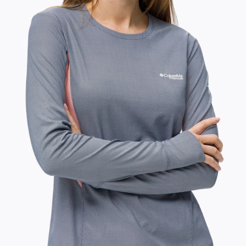 Columbia Titan Pass Sun Deflect women's trekking shirt grey 1991951