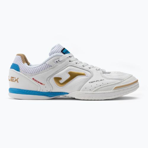 Football boots Joma Top Flex IN white/gold