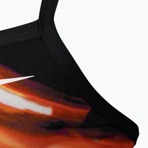 Nike Spectrum women's one-piece swimsuit black and red NESSA014-614