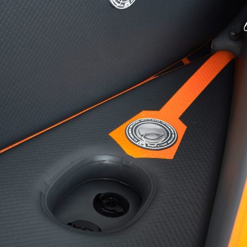 Aqua Marina Tomahawk gray Air-K 440 2-person high-pressure inflatable kayak 14'5″