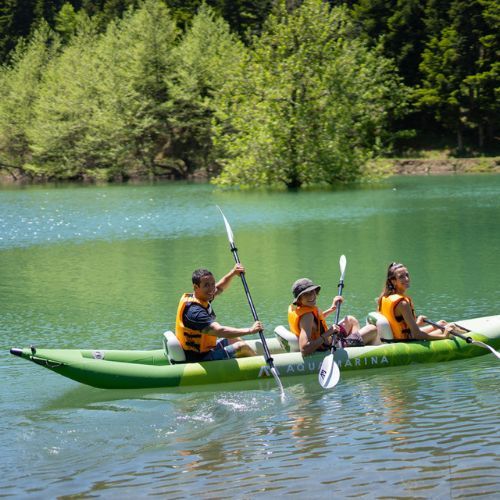 Aqua Marina Recreational Kayak green Betta-475 3-person 15'7″ inflatable kayak