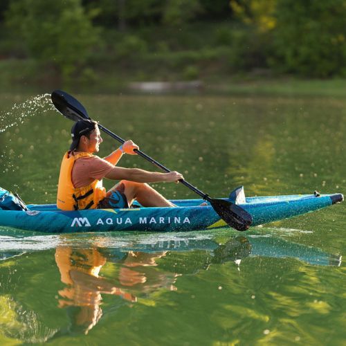 Aqua Marina Versatile/Whitewater Kayak blue Steam-312 1-person inflatable 10'3″ kayak