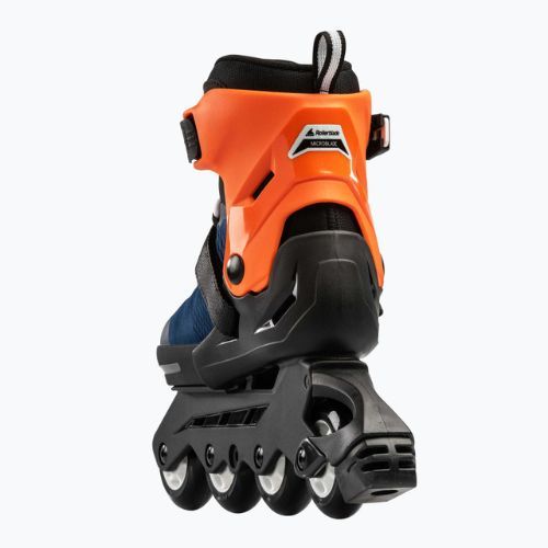 Rollerblade Microblade children's skates navy blue and orange 07221900 174