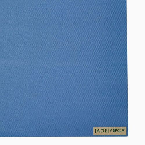 JadeYoga Harmony yoga mat 3/16'' 68'' 5 mm blue 368SB