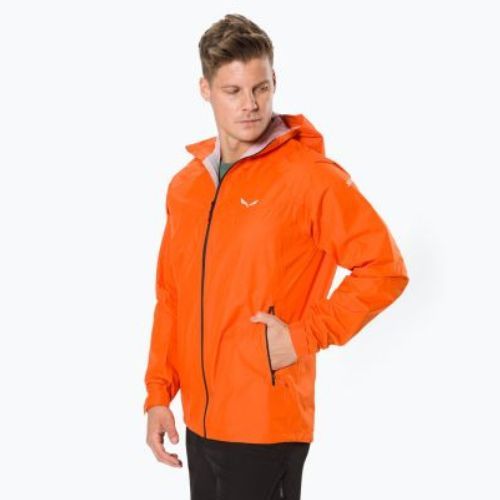 Salewa men's rain jacket Puez Aqua 3 PTX orange 00-0000024545