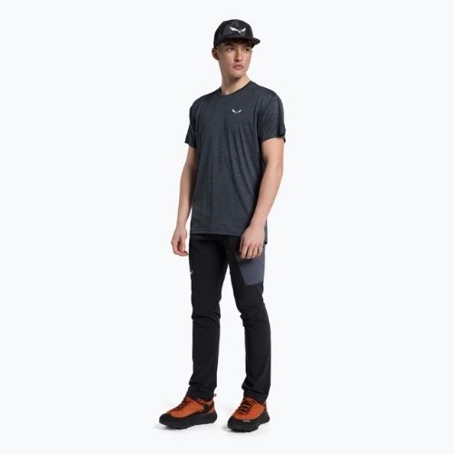 Salewa Puez Melange Dry men's trekking shirt black 00-0000026537