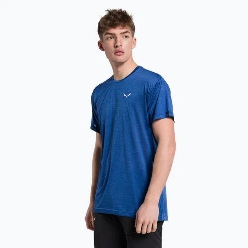 Salewa Puez Melange Dry men's trekking shirt blue 00-0000026537