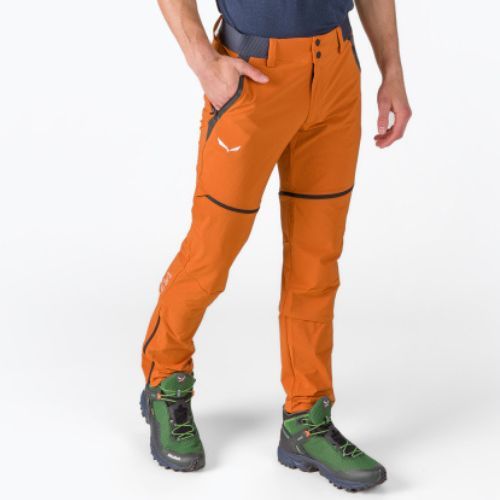 Salewa men's softshell trousers Pedroc DST orange 00-0000026957