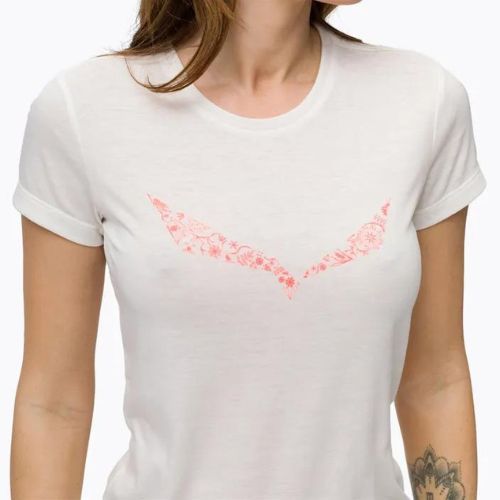 Women's trekking shirt Salewa Solid Dry white 00-0000027019