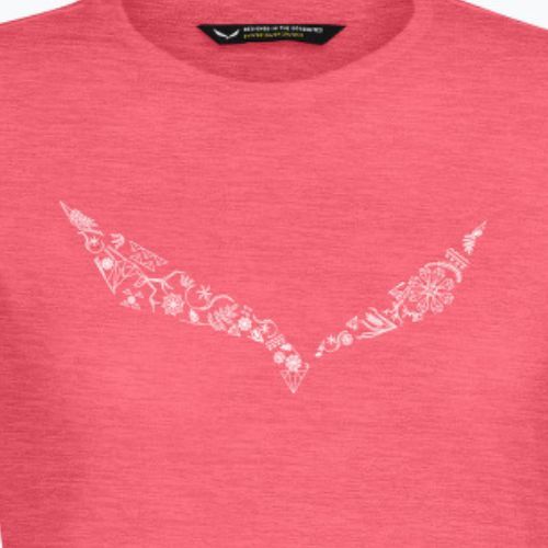 Women's trekking shirt Salewa Solid Dry pink 00-0000027019