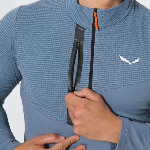 Men's Salewa Vajolet grey fleece sweatshirt 00-0000027887