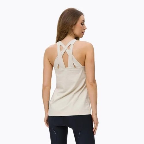 Salewa Lavaredo Hemp Print women's trekking shirt beige 00-0000028023