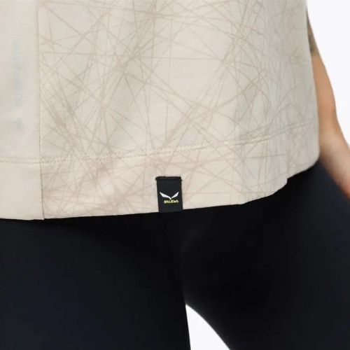 Salewa Lavaredo Hemp Print women's trekking shirt beige 00-0000028023