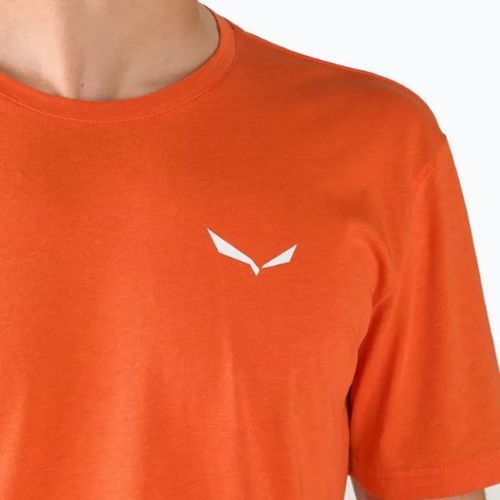 Men's Salewa Alpine Hemp Logo trekking T-shirt orange 00-0000028132