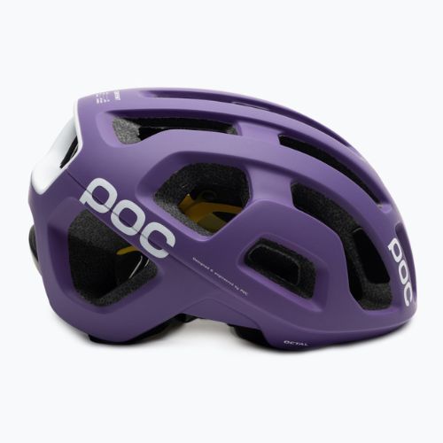 Bicycle helmet POC Octal MIPS sapphire purple matt