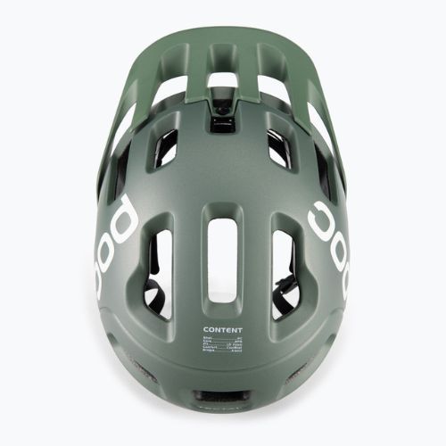 Bicycle helmet POC Tectal epidote green metallic/matt