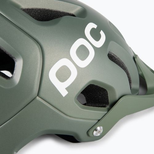 Bicycle helmet POC Tectal epidote green metallic/matt
