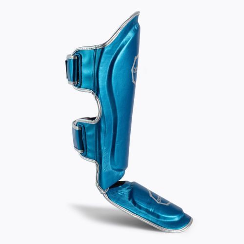 Octagon shin guards blue