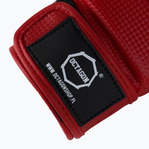 Octagon Kevlar MMA grappling gloves red