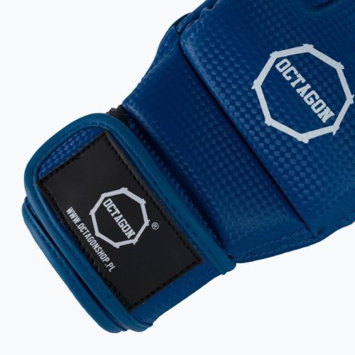 Octagon Kevlar MMA grappling gloves blue