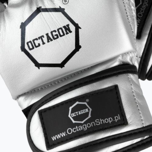 Octagon MMA grappling gloves silver