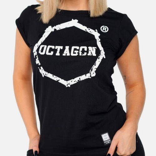 Octagon women's t-shirt Teeth black