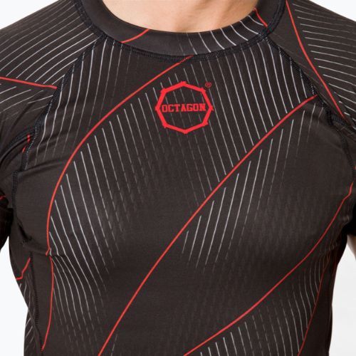 Octagon Voyager men's rashguard red