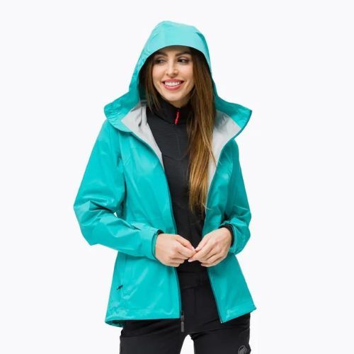 Black Diamond women's Stormline Stretch rain jacket blue APM6974050XSM1