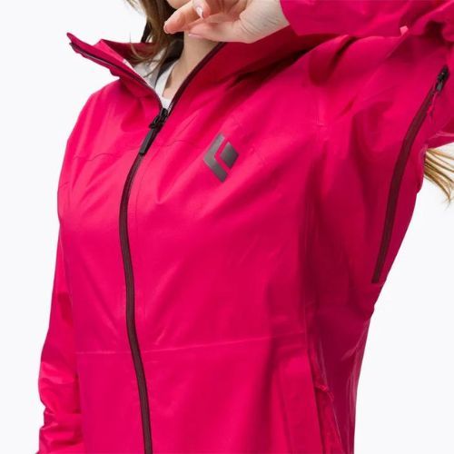 Black Diamond women's Stormline Stretch rain jacket red APM6976034XSM1